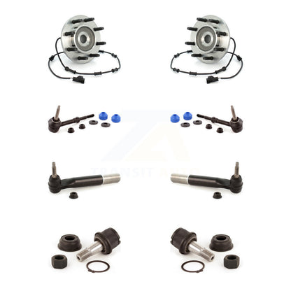 Bearing Lower Ball Joint Outer Tie Rod & Link Front Kit (8Pc) For Dodge Ram 3500