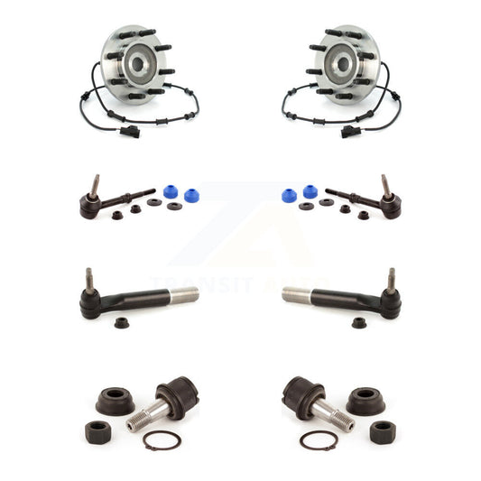 Bearing Lower Ball Joint Outer Tie Rod & Link Front Kit (8Pc) For Dodge Ram 3500