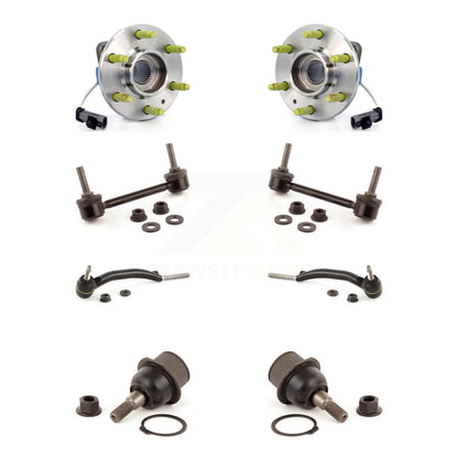 Bearing Lower Ball Joint Outer Tie Rod Link Front Kit (8Pc) For Cadillac SRX AWD
