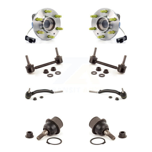 Bearing Lower Ball Joint Outer Tie Rod Link Front Kit (8Pc) For Cadillac SRX AWD