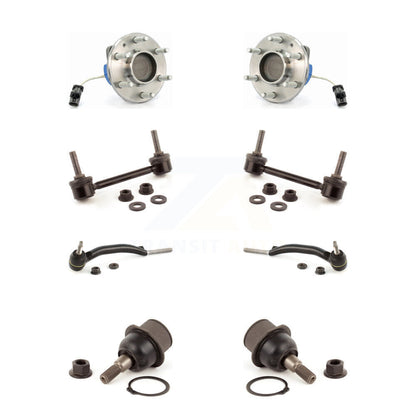 Bearing Lower Ball Joint Outer Tie Rod Link Front Kit (8Pc) For Cadillac SRX RWD