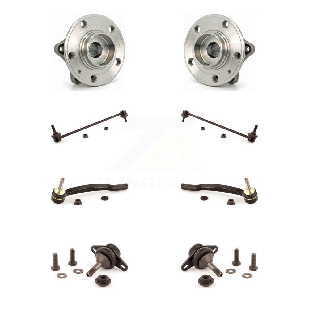Bearing Lower Ball Joint Outer Tie Rod & Link Front Kit (8Pc) For Volvo XC70 V70