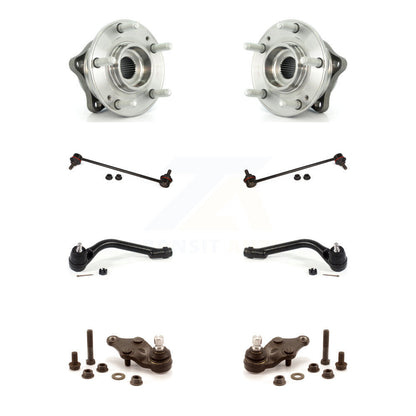 Bearing Lower Ball Joint Outer Tie Rod Link Front Kit (8Pc) For Hyundai Santa Fe