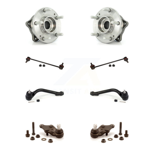 Bearing Lower Ball Joint Outer Tie Rod Link Front Kit (8Pc) For Hyundai Santa Fe