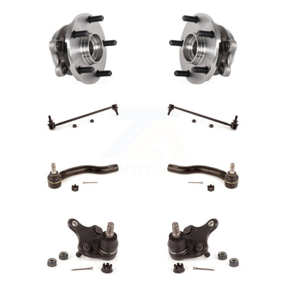 Hub Bearing Lower Ball Joint Outer Tie Rod Link Front Kit (8Pc) For Lexus NX300