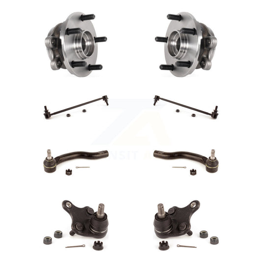 Hub Bearing Lower Ball Joint Outer Tie Rod Link Front Kit (8Pc) For Lexus NX300