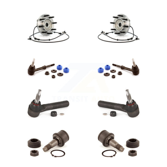 Bearing Lower Ball Joint Outer Tie Rod & Link Front Kit (8Pc) For Dodge Ram 3500