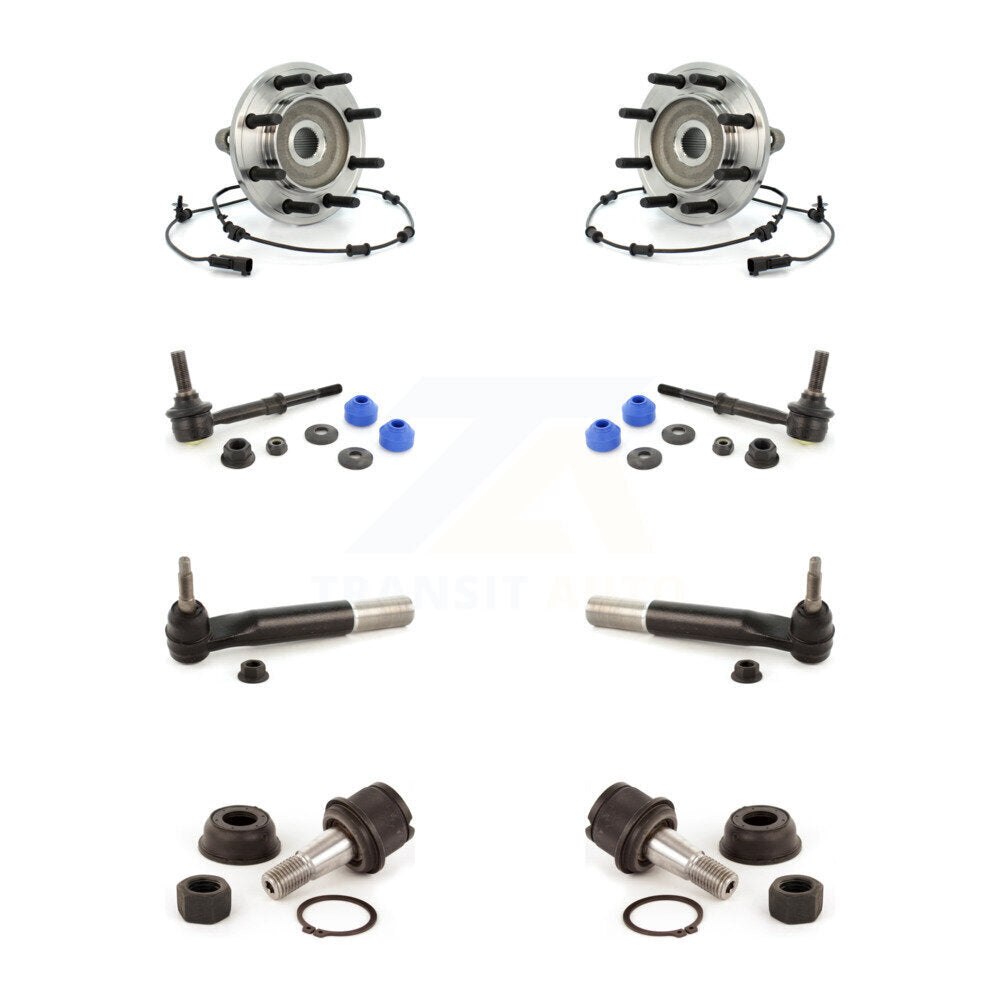 Bearing Lower Ball Joint Outer Tie Rod & Link Front Kit (8Pc) For Dodge Ram 3500