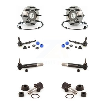 Bearing Lower Ball Joint Outer Tie Rod & Link Front Kit (8Pc) For Dodge Ram 3500