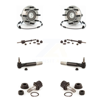 Bearing Lower Ball Joint Outer Tie Rod & Link Front Kit (8Pc) For Ram 3500 Dodge
