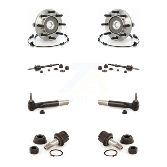 Bearing Lower Ball Joint Outer Tie Rod & Link Front Kit (8Pc) For Ram 3500 Dodge