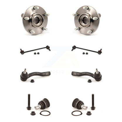 Bearing Lower Ball Joint Outer Tie Rod & Link Front Kit (8Pc) For Nissan Sentra