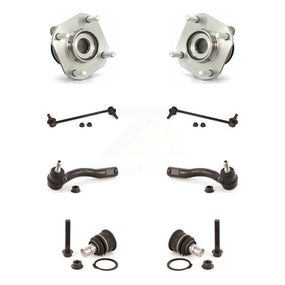 Bearing Lower Ball Joint Outer Tie Rod & Link Front Kit (8Pc) For Nissan Sentra