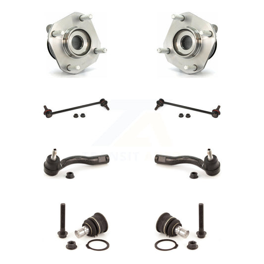 Bearing Lower Ball Joint Outer Tie Rod & Link Front Kit (8Pc) For Nissan Sentra
