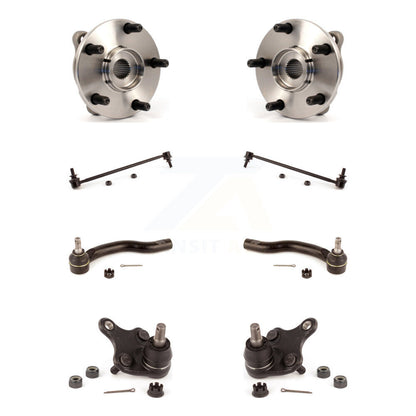 Bearing Lower Ball Joint Outer Tie Rod & Link Front Kit (8Pc) For Toyota RAV4 tC