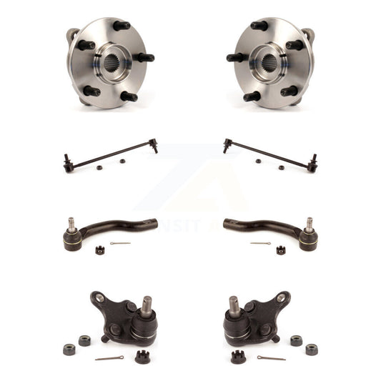 Bearing Lower Ball Joint Outer Tie Rod & Link Front Kit (8Pc) For Toyota RAV4 tC