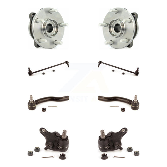 Bearing Lower Ball Joint Outer Tie Rod & Link Front Kit (8Pc) For Toyota RAV4 tC