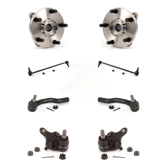 Bearing Lower Ball Joint Outer Tie Rod & Link Front Kit (8Pc) For Toyota Prius V