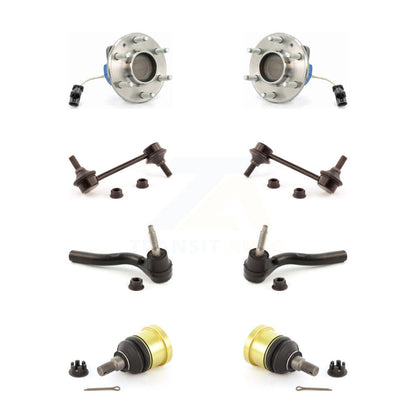 Bearing Lower Ball Joint Outer Tie Rod & Link Front Kit (8Pc) For Cadillac CTS V