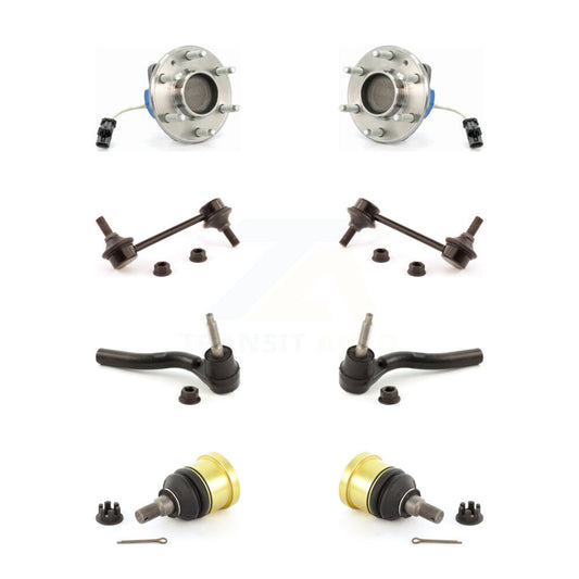 Bearing Lower Ball Joint Outer Tie Rod & Link Front Kit (8Pc) For Cadillac CTS V
