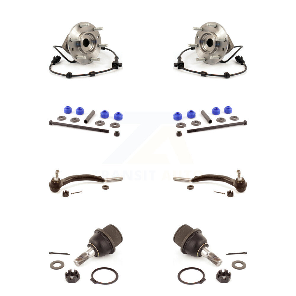 Bearing Lower Ball Joint Outer Tie Rod & Link Front Kit (8Pc) For Chevrolet GMC