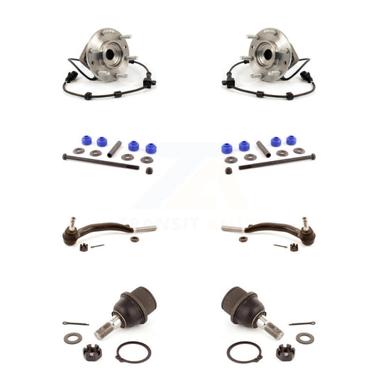 Bearing Lower Ball Joint Outer Tie Rod & Link Front Kit (8Pc) For Chevrolet GMC