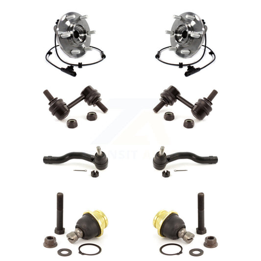Bearing Lower Ball Joint Outer Tie Rod & Link Front Kit (8Pc) For INFINITI QX80