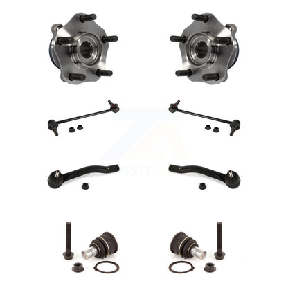 Bearing Lower Ball Joint Outer Tie Rod & Link Front Kit (8Pc) For Nissan Sentra
