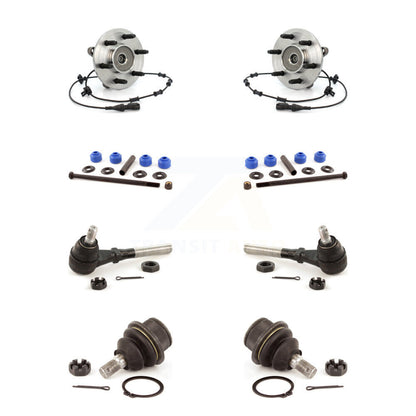 Bearing Lower Ball Joint Outer Tie Rod Link Front Kit (8Pc) For Ford Expedition
