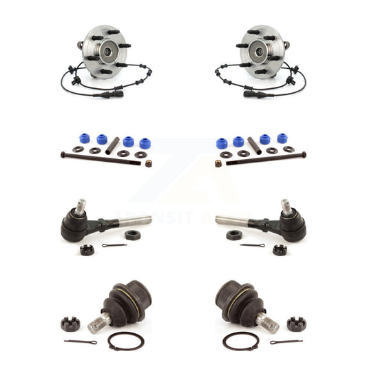 Bearing Lower Ball Joint Outer Tie Rod Link Front Kit (8Pc) For Ford Expedition