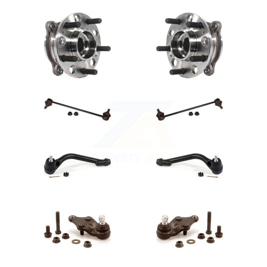 Bearing Lower Ball Joint Outer Tie Rod Link Front Kit For Hyundai Santa Fe Sport