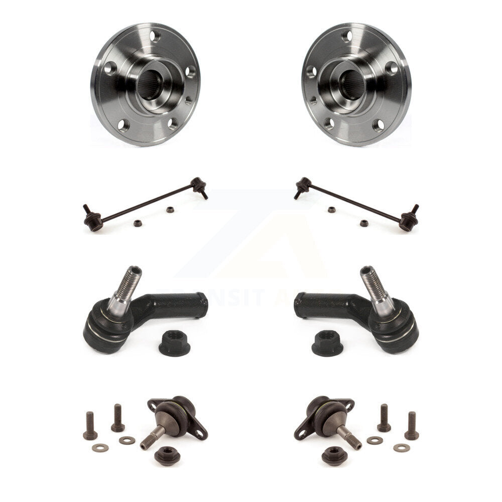 Bearing Lower Ball Joint Outer Tie Rod Link Front Kit (8Pc) For 08-09 Volvo V70