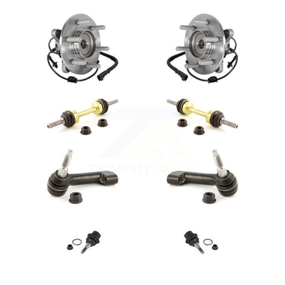 Bearing Lower Ball Joint Outer Tie Rod Link Front Kit (8Pc) For Ford Expedition