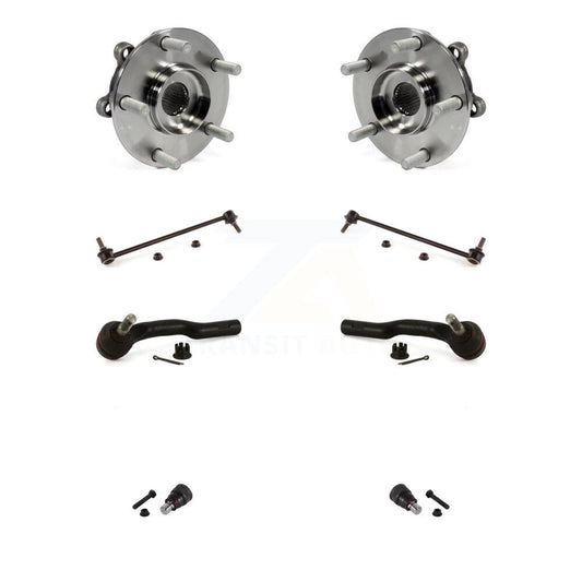 Bearing Lower Ball Joint Outer Tie Rod & Link Front Kit (8Pc) For 14-17 Mazda 6