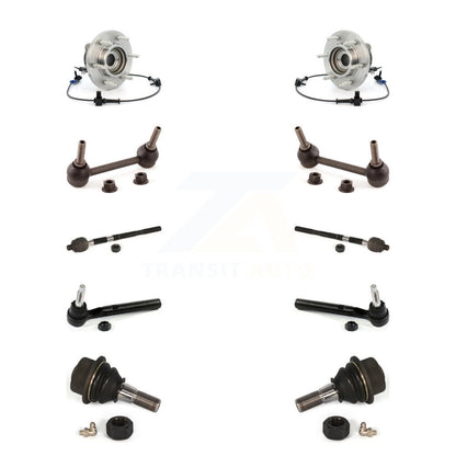 Bearing Lower Ball Joint Outer Inner Tie Rod Link Front Kit (10Pc) For Hummer H3