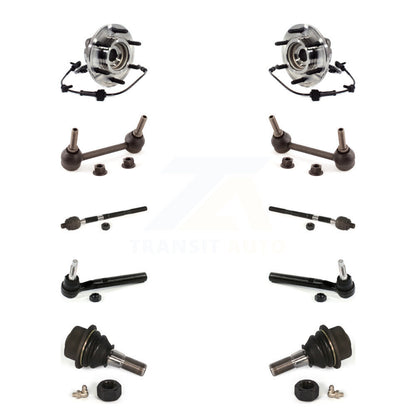 Bearing Lower Ball Joint Outer Inner Tie Rod Link Front Kit (10Pc) For Hummer H3