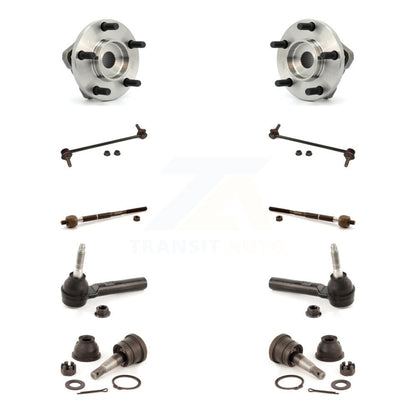 Bearing Lower Ball Joint Outer Inner Tie Rod & Link Front Kit (10Pc) For Dodge