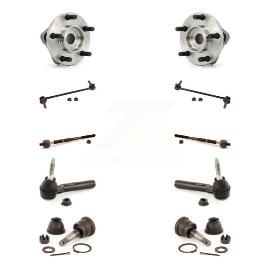 Bearing Lower Ball Joint Outer Inner Tie Rod & Link Front Kit (10Pc) For Dodge