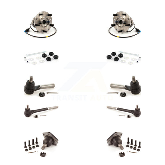 Bearing Lower Ball Joint Outer Inner Tie Rod Link Front Kit (10Pc) For Chevrolet