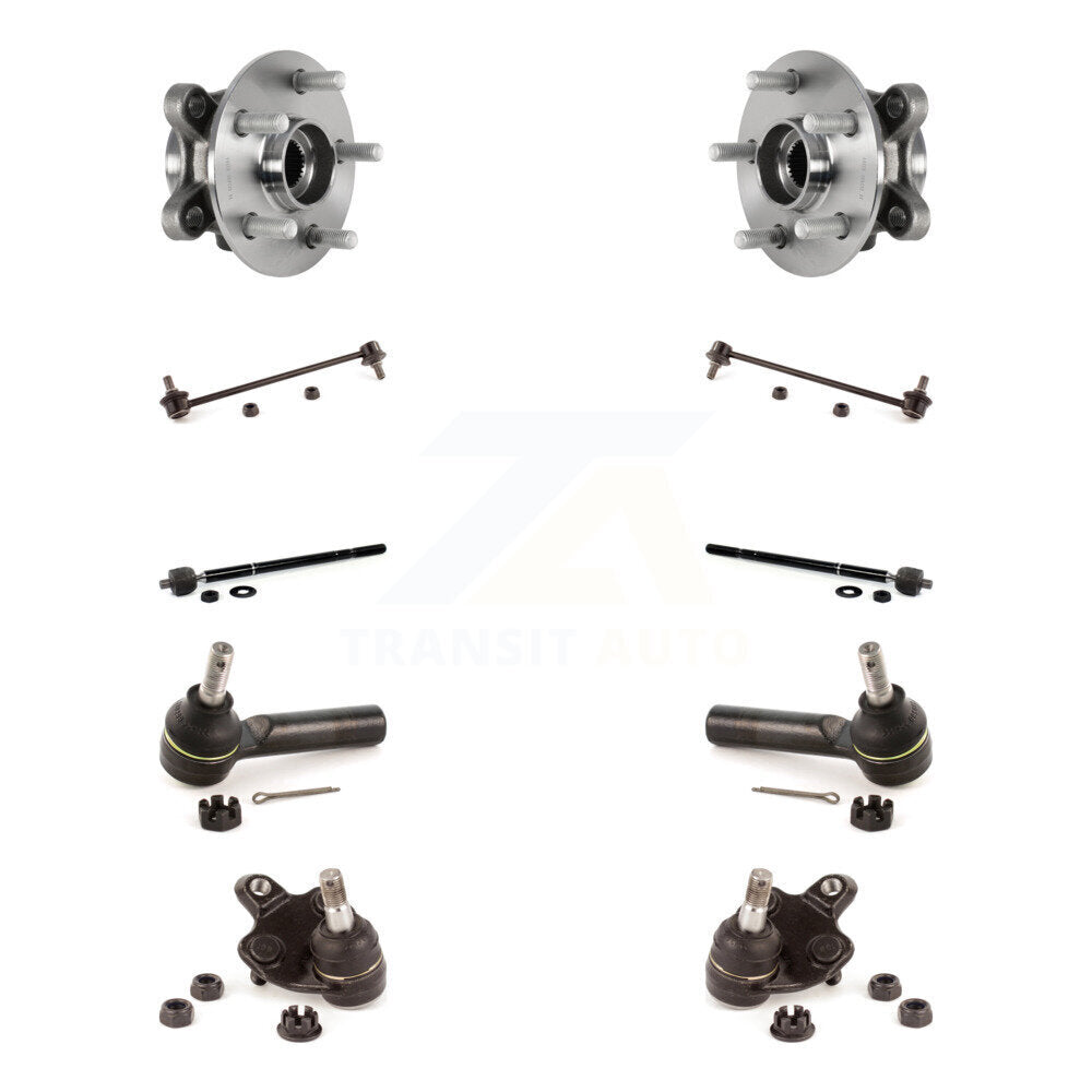 Bearing Lower Ball Joint Outer Inner Tie Rod & Link Front Kit For Toyota Corolla