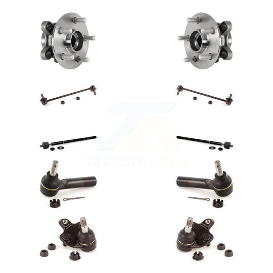 Bearing Lower Ball Joint Outer Inner Tie Rod & Link Front Kit For Toyota Corolla