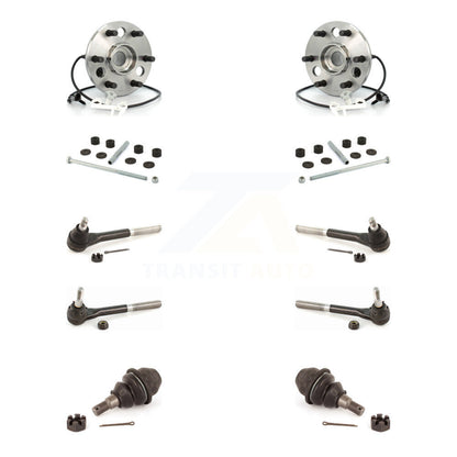 Hub Bearing Lower Ball Joint Outer Inner Tie Rod End Sway Bar Link Front Kit For