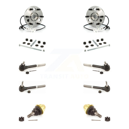 Bearing Lower Ball Joint Outer Inner Tie Rod Link Front Kit (10Pc) For GMC Yukon