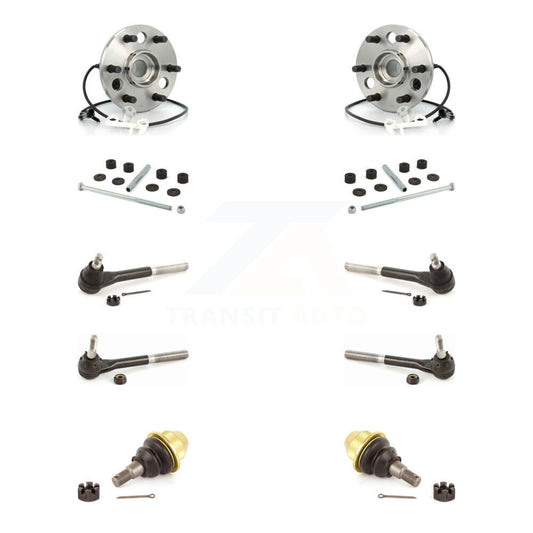 Bearing Lower Ball Joint Outer Inner Tie Rod Link Front Kit (10Pc) For GMC Yukon