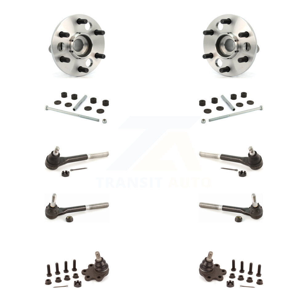 Bearing Lower Ball Joint Outer Inner Tie Rod Link Front Kit (10Pc) For K1500 GMC