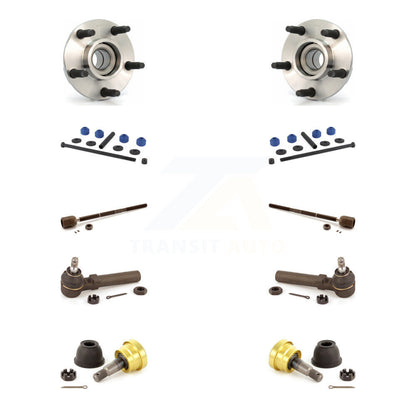 Hub Bearing Lower Ball Joint Outer Inner Tie Rod Link Front Kit For Ford Mustang