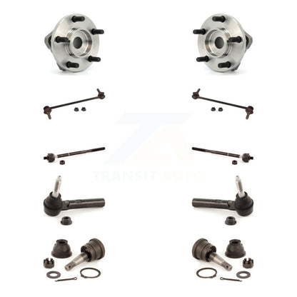 Bearing Lower Ball Joint Outer Inner Tie Rod & Link Front Kit (10Pc) For Dodge
