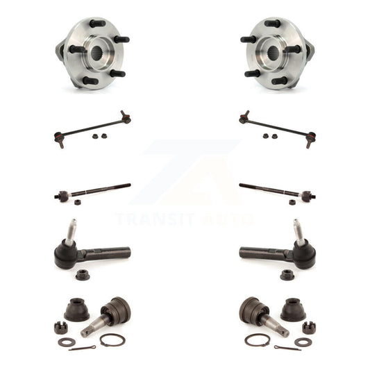 Bearing Lower Ball Joint Outer Inner Tie Rod & Link Front Kit (10Pc) For Dodge