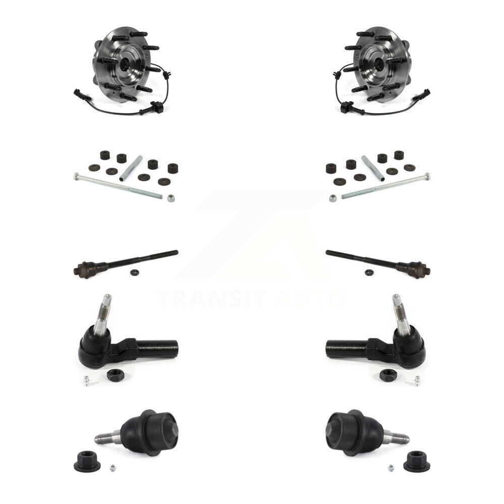 Bearing Lower Ball Joint Outer Inner Tie Rod Link Front Kit (10Pc) For GMC 2500