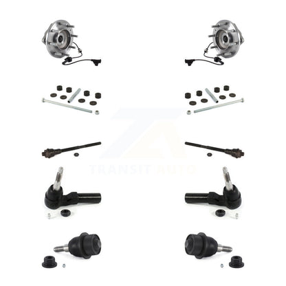 Bearing Lower Ball Joint Outer Inner Tie Rod Link Front Kit (10Pc) For GMC 3500